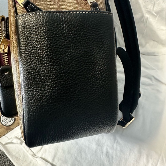 Coach Bundle Disney X Villains Backpack &  Wristlet Signature Canvas w/Patches, - Picture 7 of 12